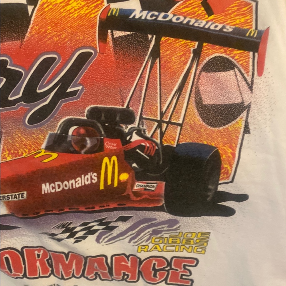 White MAC Racing Graphic Tee - Picture 13 of 16
